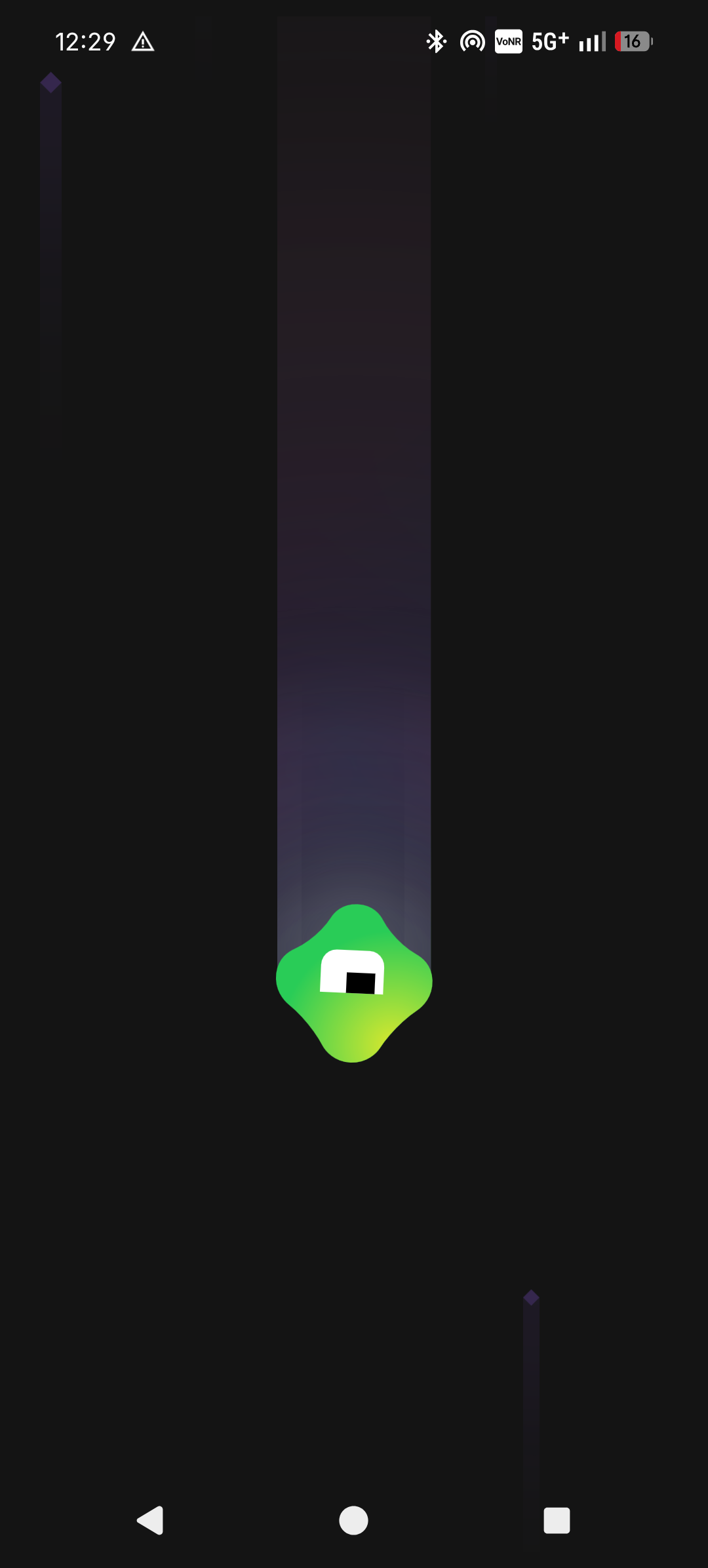 Brilliant app with a Koji animation between two progress bars