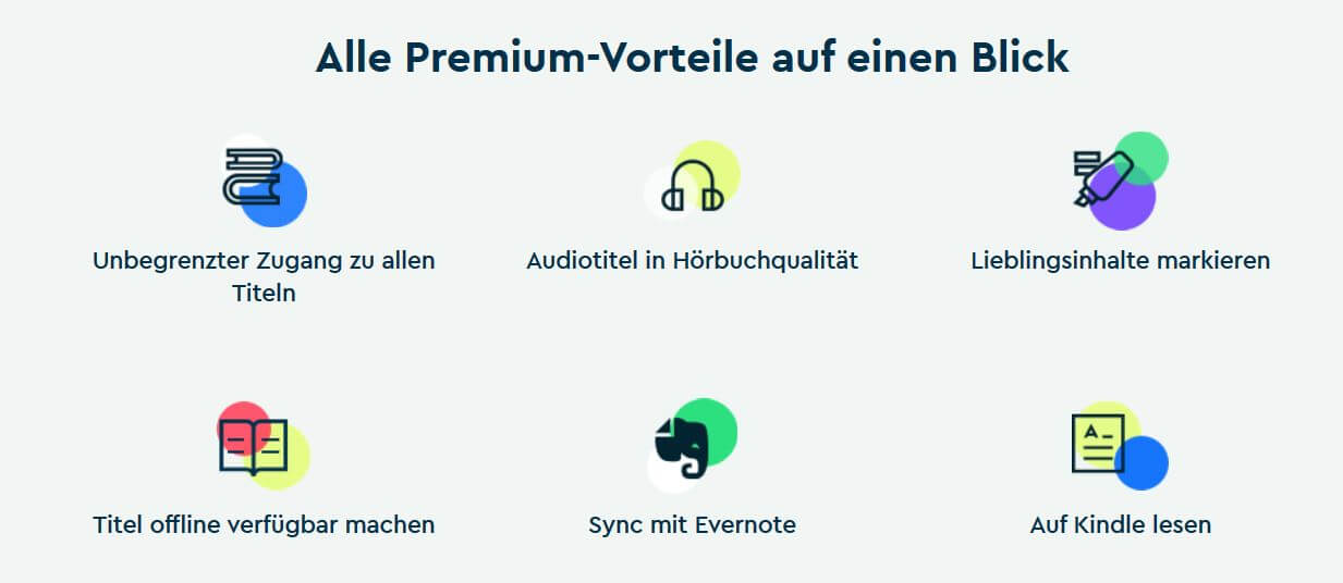 Blinkist Premium benefits 