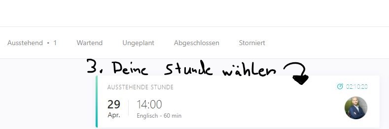 italki reschedule lesson step 3
