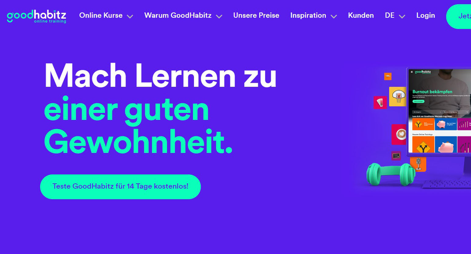 GoodHabitz website screenshot