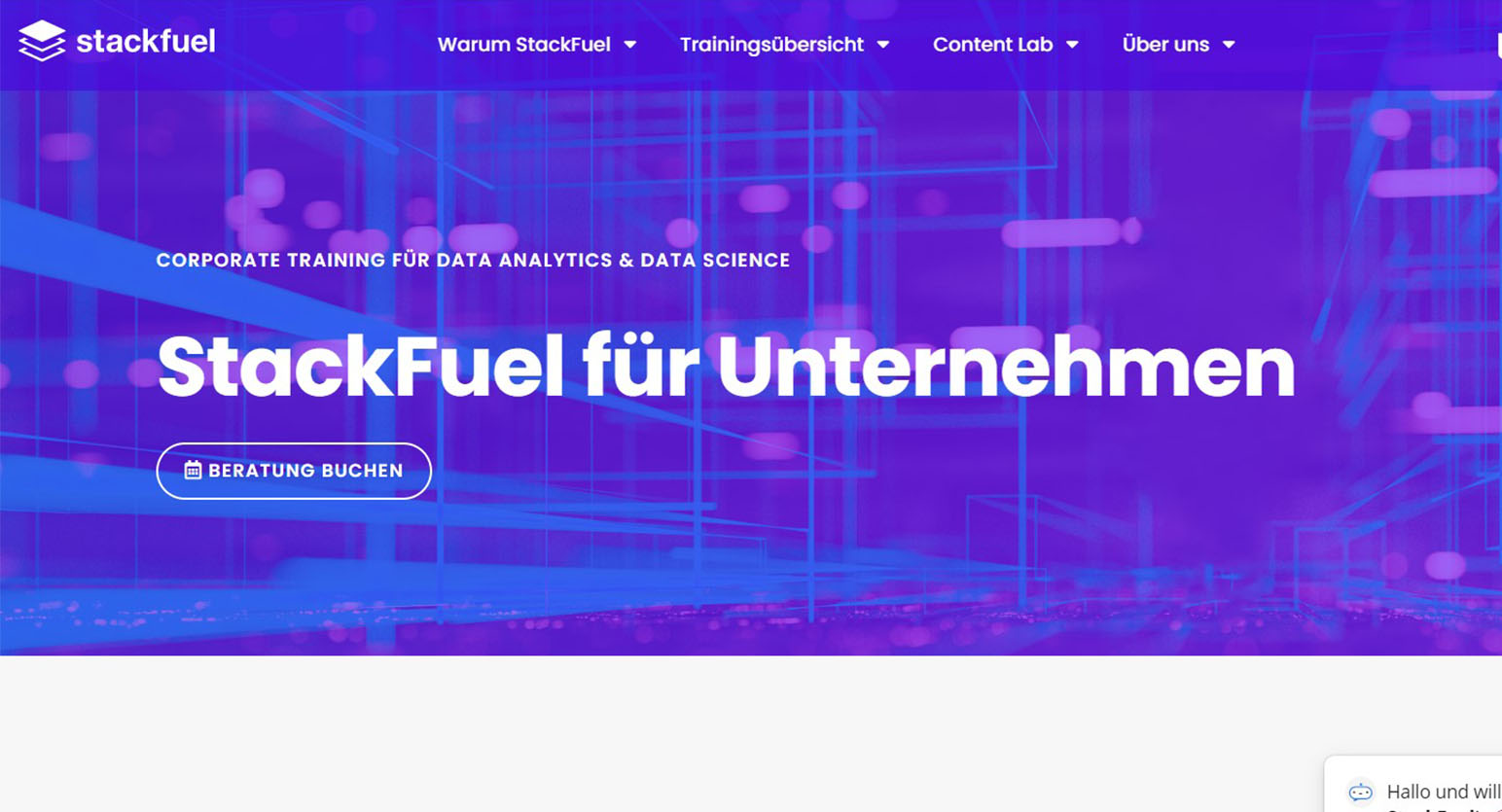 StackFuel website screenshot