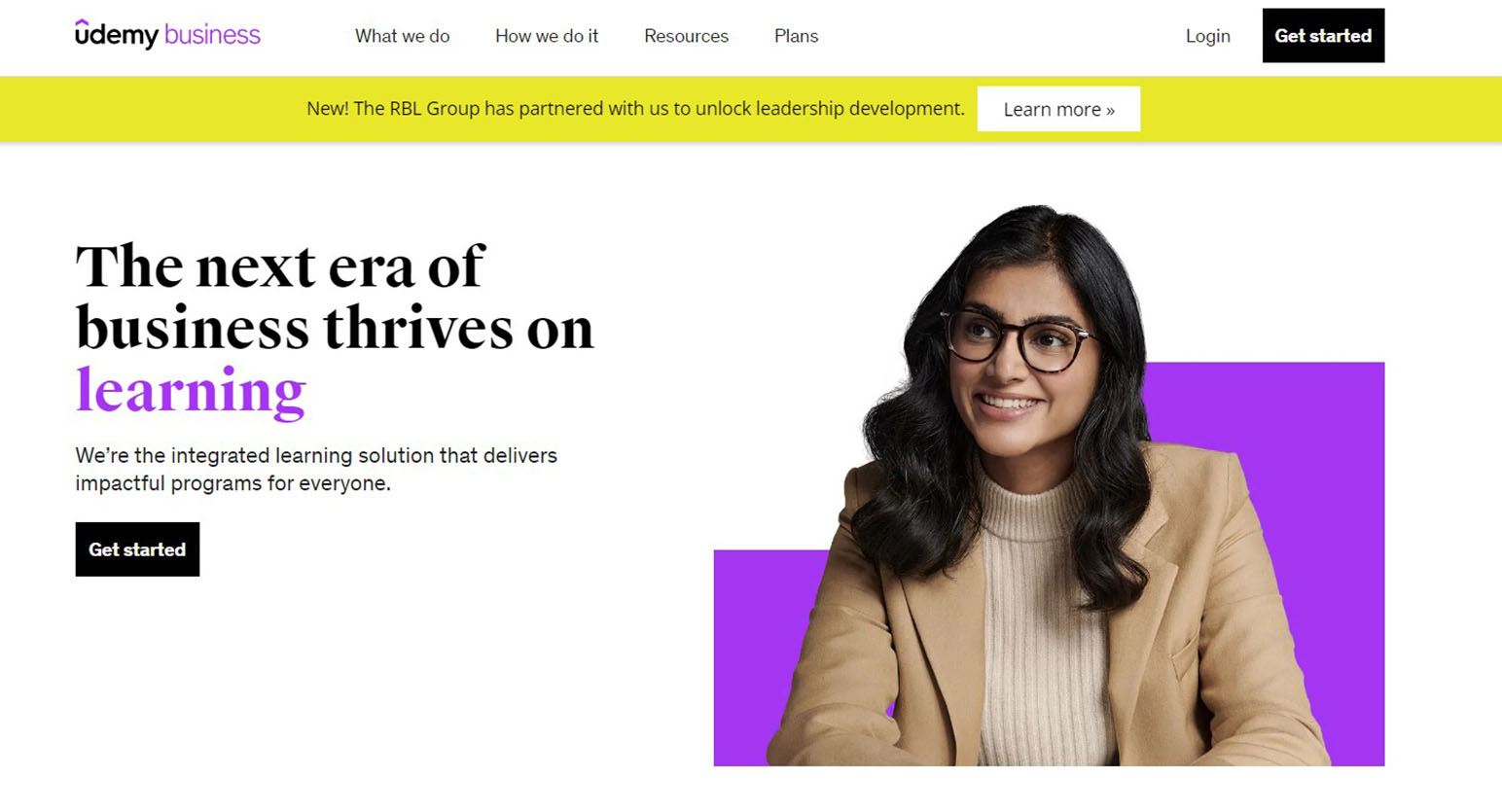 Screenshot Udemy Business